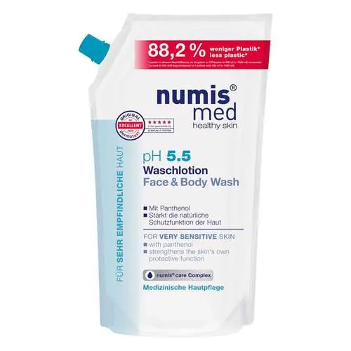 NUMIS med pH 5,5 Waschlotion Nachfüllbeutel, 1000 ml