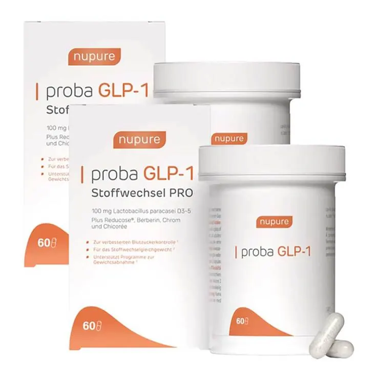 Nupure proba Glp-1 Stoffwechsel Pro magensaftresistente Kapseln, 2x60 St