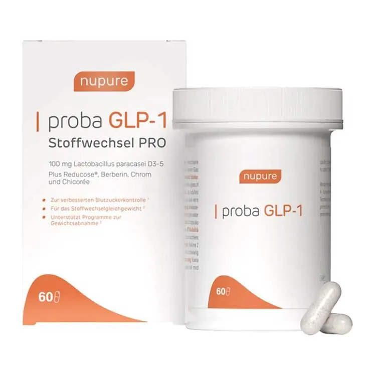 Nupure proba Glp-1 Stoffwechsel Pro magensaftresistente Kapseln , 60 St