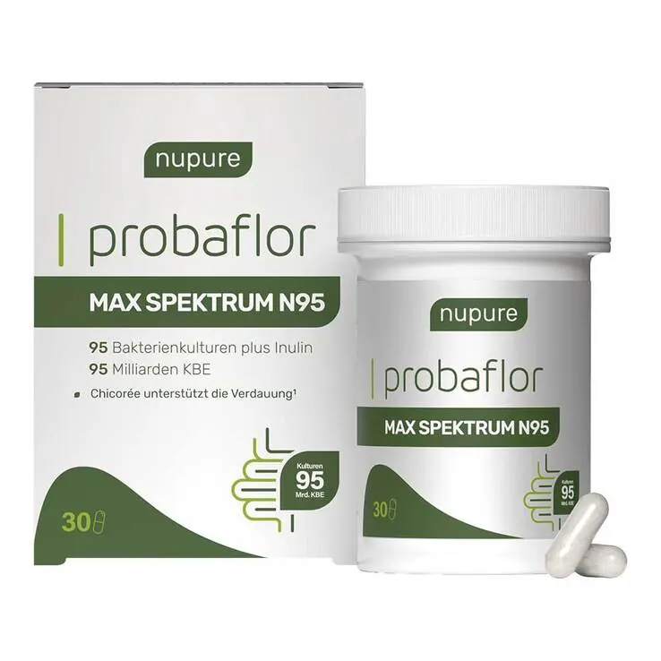Nupure probaflor Max Spektrum N95 magensaftresistent Kapseln , 30 St