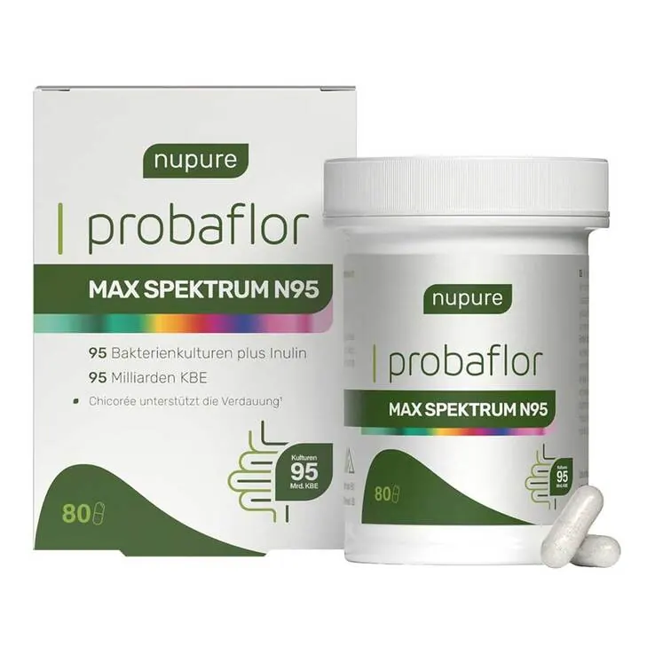 Nupure probaflor Max Spektrum N95 magensaftresistent Kapseln , 80 St
