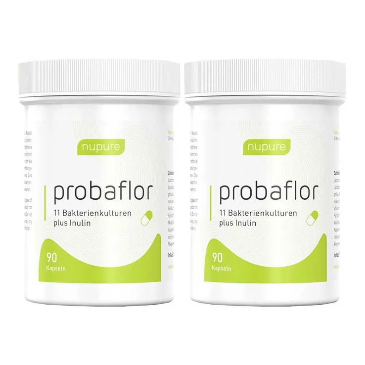 Nupure probaflor Mikrobiotika magensaftresistent Kapseln, 2x90 St
