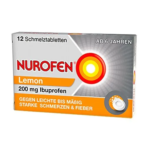 Nurofen 200 mg Schmelztabletten Lemon, 12 St