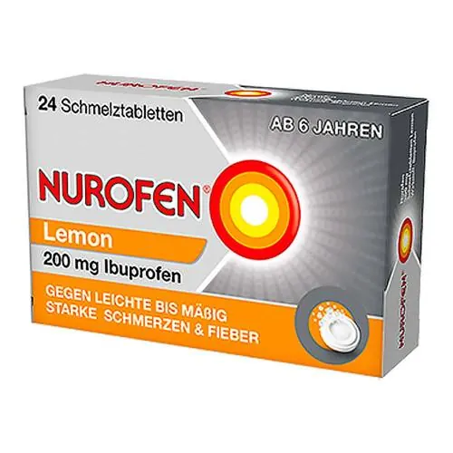 Nurofen 200 mg Schmelztabletten Lemon, 24 St