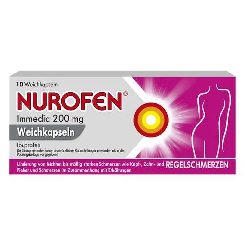 Nurofen Immedia 200 mg Weichkapseln, 10 St