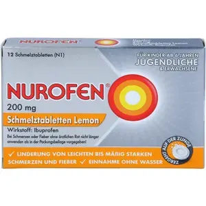 NUROFEN200mgSchmelztablettenLemon12St
