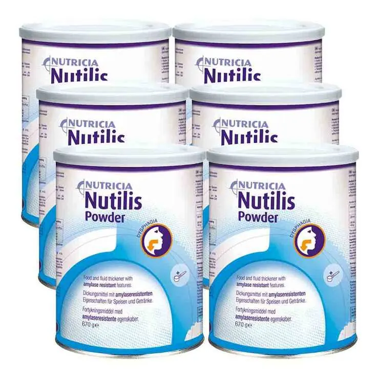 Nutilis Powder Dickungspulver, 6X670 g