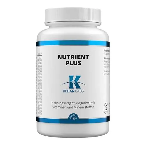NUTRIENT Plus KLEAN LABS Kapseln, 180 St
