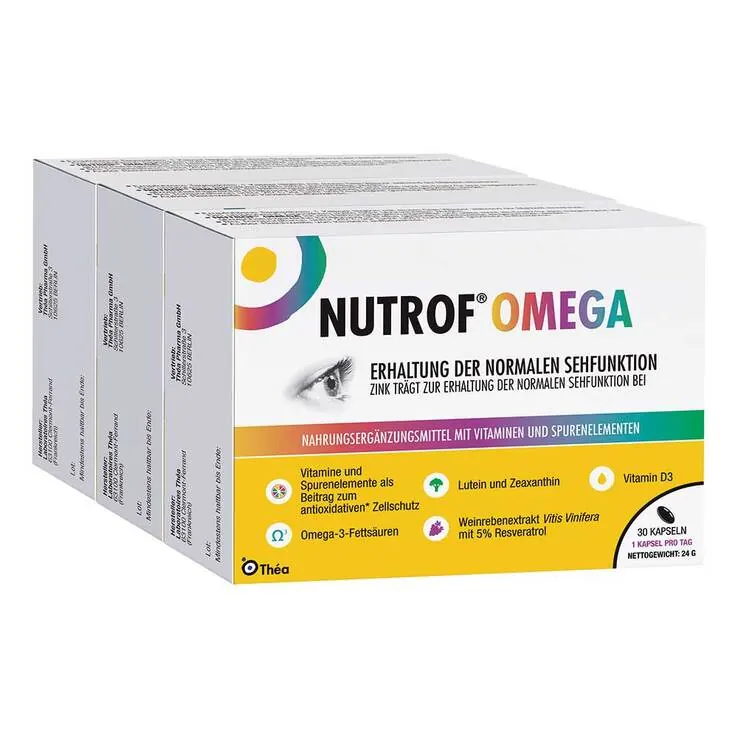 Nutrof Omega Kapseln, 3X30 St