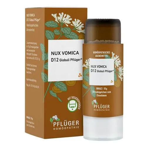Nux vomica D 12 Globuli Pflüger Globulispender, 10 g