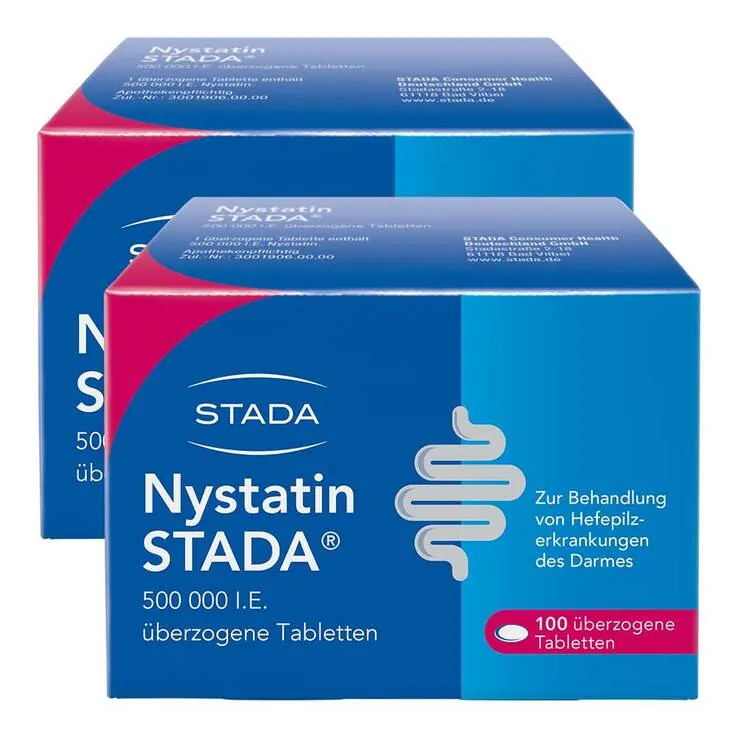 Nystatin STADA 500.000 I.E. Tabletten, 2x100 St