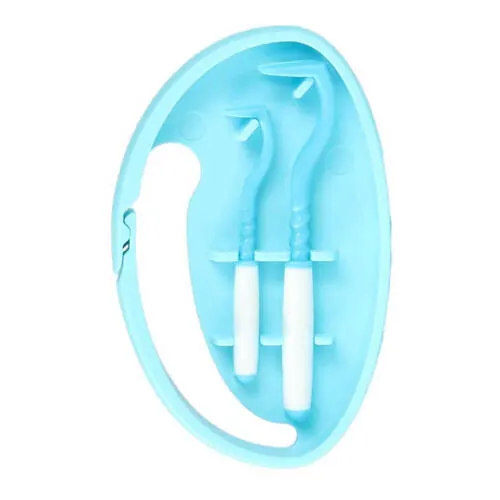 O Tom Tick Twister Zeckenhaken mit Clipbox blau, 2 St