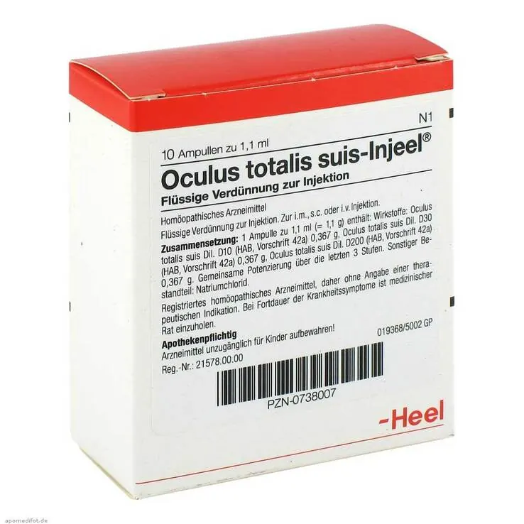 Oculus totalis suis Injeel Ampullen, 10 St