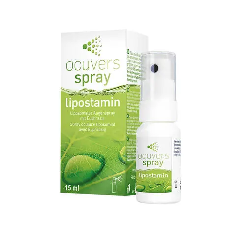 Ocuvers spray lipostamin Augenspray mit Euphrasia, 15 ml