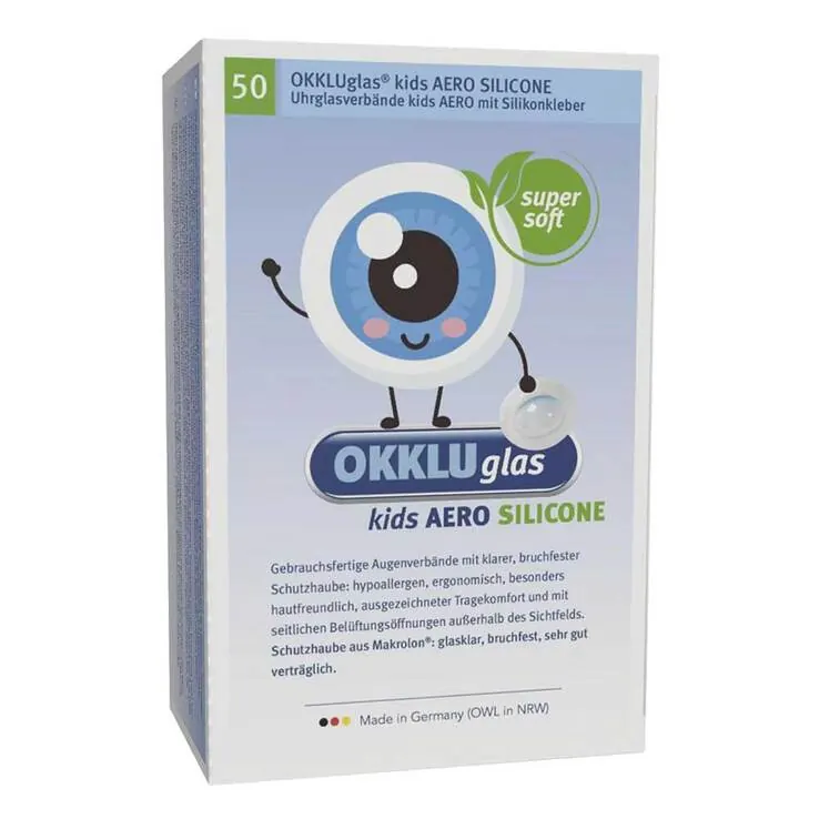 Okkluglas kids Aero Silicone Uhrglasv.Silikonkleb., 50 St