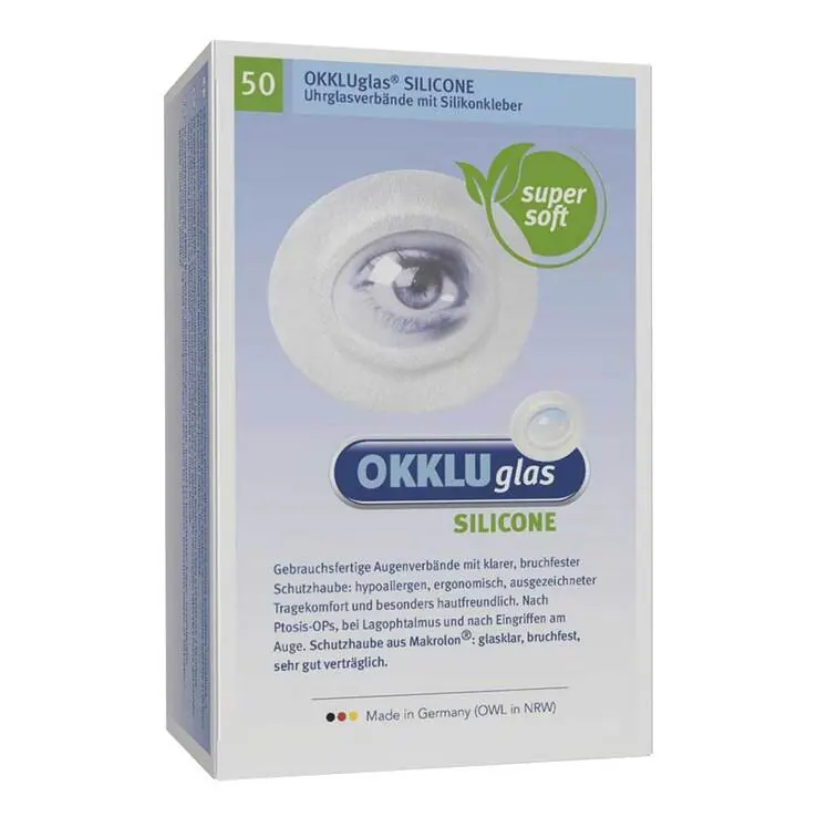 Okkluglas Silicone Uhrglasver.mit Silikon-Kleber, 50 St