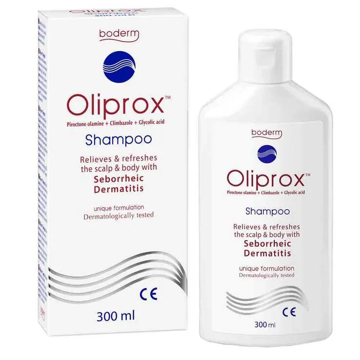 Oliprox Shampoo bei seborrhoischer Dermatitis und Schuppen, 300 ml