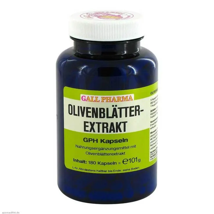Olivenblätterextrakt GPH Kapseln, 180 St