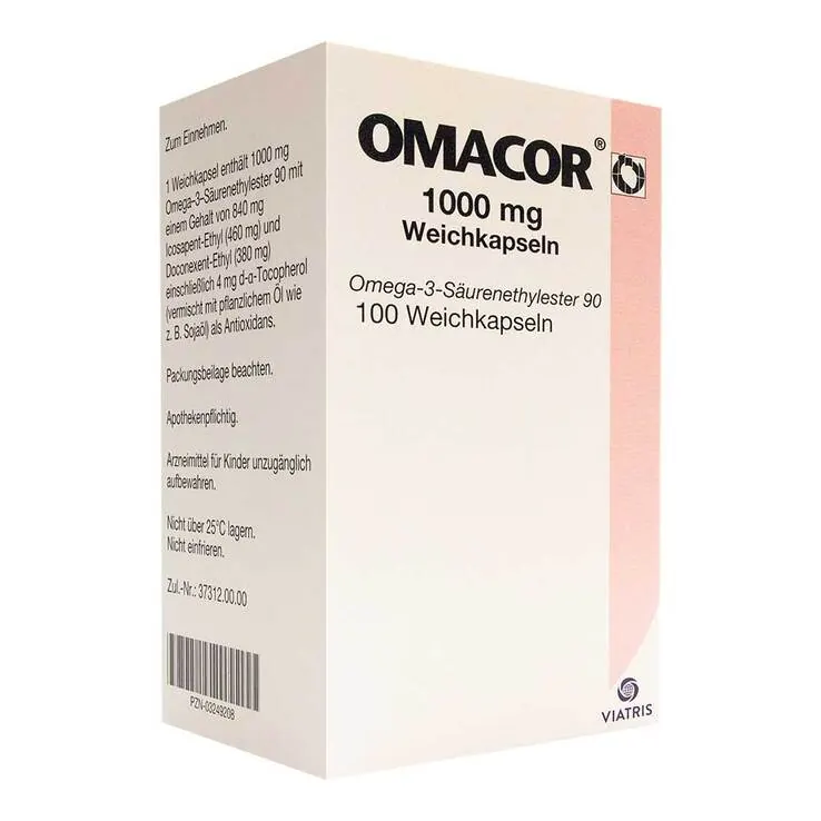 Omacor 1000 mg Weichkapseln, 100 St
