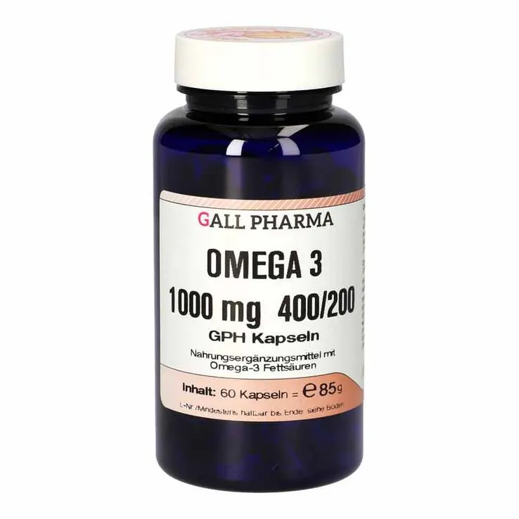 Omega-3 1000 mg 400 / 200 Gph Kapseln, 60 St