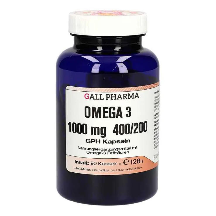 Omega-3 1000 mg 400 / 200 Gph Kapseln, 90 St