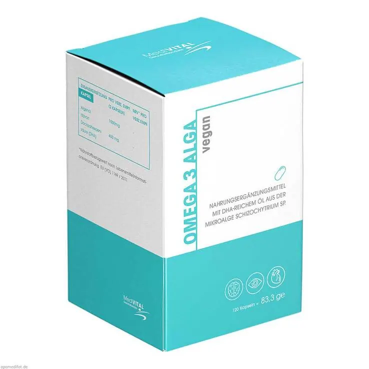 Omega-3 Alga Kapseln, 120 St