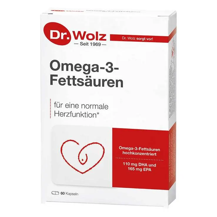 Omega 3 Fettsäuren 500 mg / 60% Kapseln, 60 St