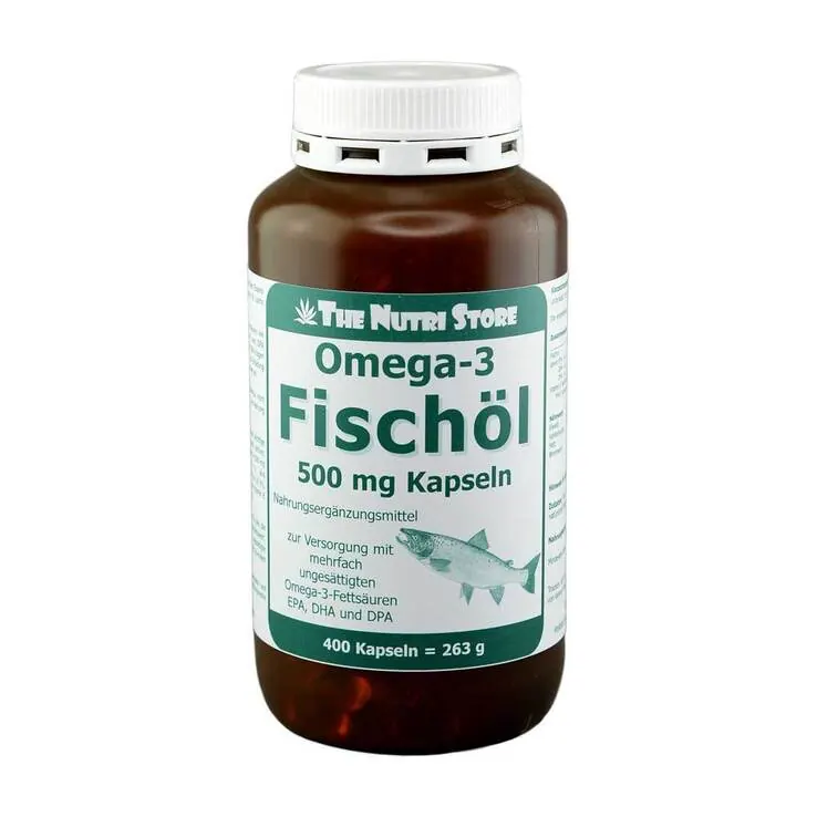 Omega-3 Fischöl Kapseln 500 mg, 400 St