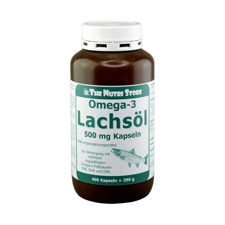 Omega-3 Lachsöl Kapseln, 400 St