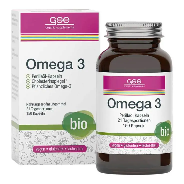 Omega 3 Perillaöl biologische Kapseln, 150 St