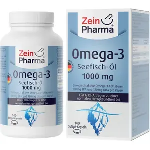 OMEGA-31000mgSeefischölSoftgel-Kapselnhochdo.140Stück