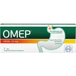 OMEPHEXAL20mgmagensaftresistenteHartkapseln7St