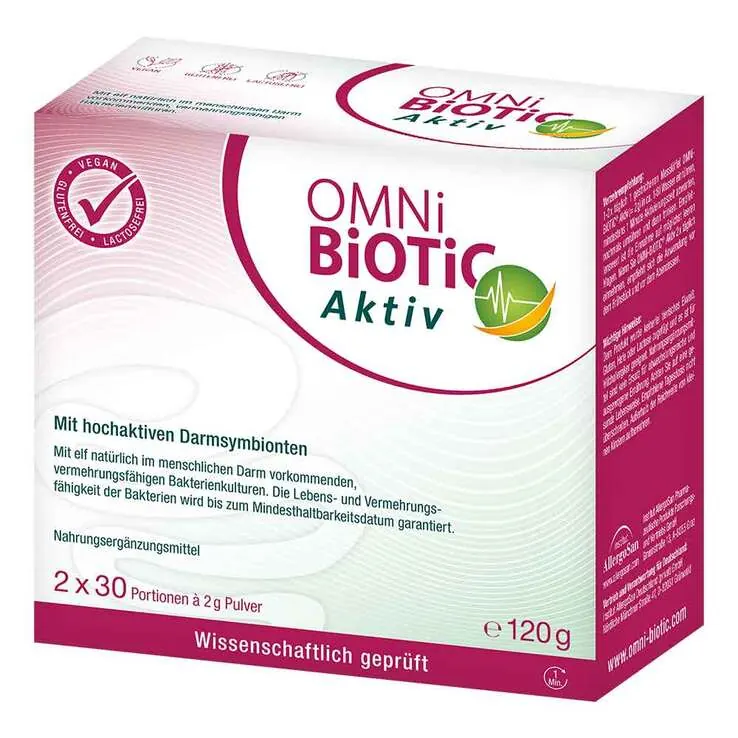 Omni Biotic aktiv Pulver, 2X60 g