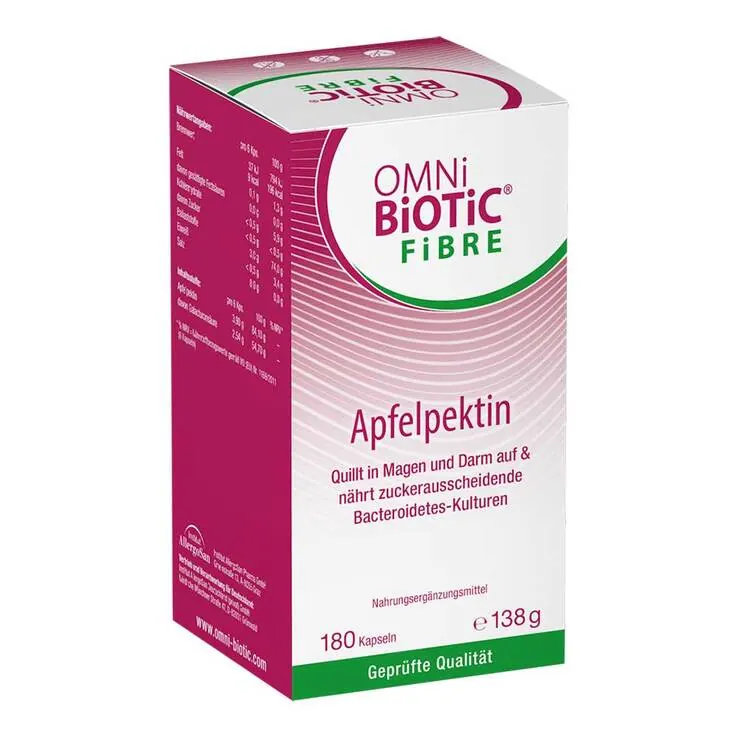 Omni Biotic Fibre Apfelpektin Kapseln, 180 St