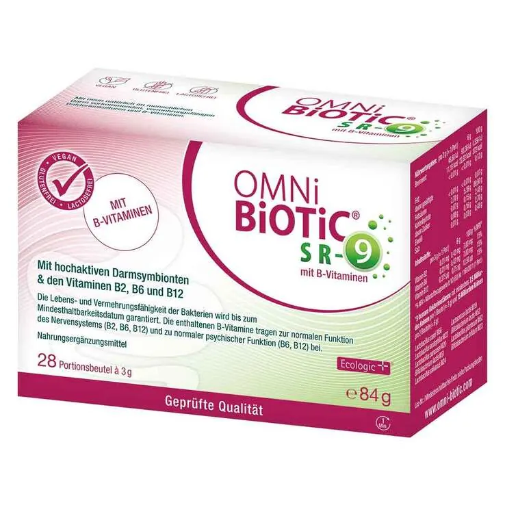 OMNI BiOTiC SR-9 mit B-Vitaminen Beutel, 28X3 g