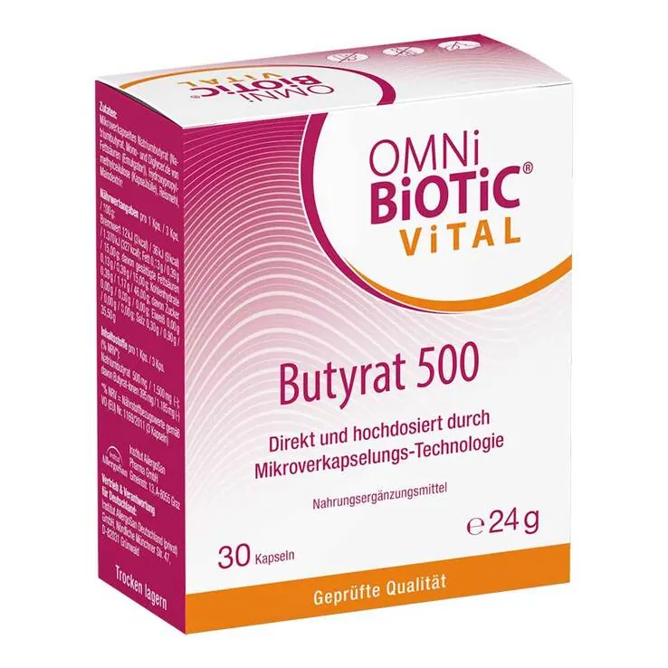 Omni Biotic Vital Butyrat 500 Kapseln, 30 St