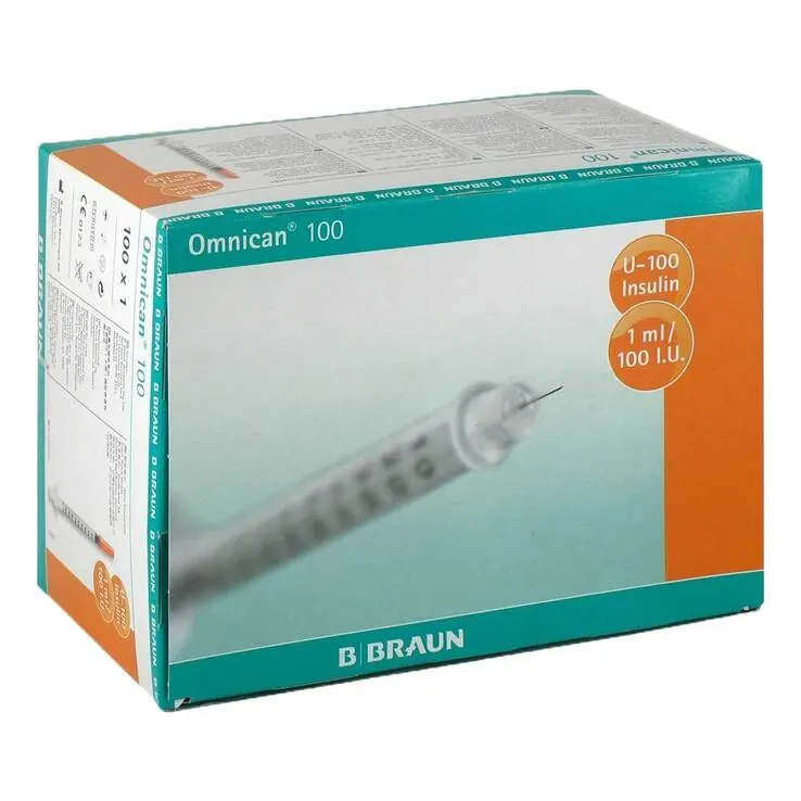 Omnican 100 1ml Insulinspritze U-100 0,30x12 mm, 100X1 St