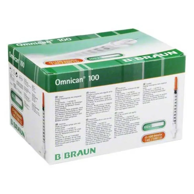 Omnican 100 1ml Insulinspritze U-100 0,30x8 mm, 100X1 St