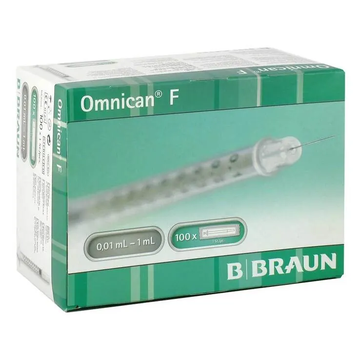 Omnican F 1ml Feindosierungspr.30Gx12mm, 100 St