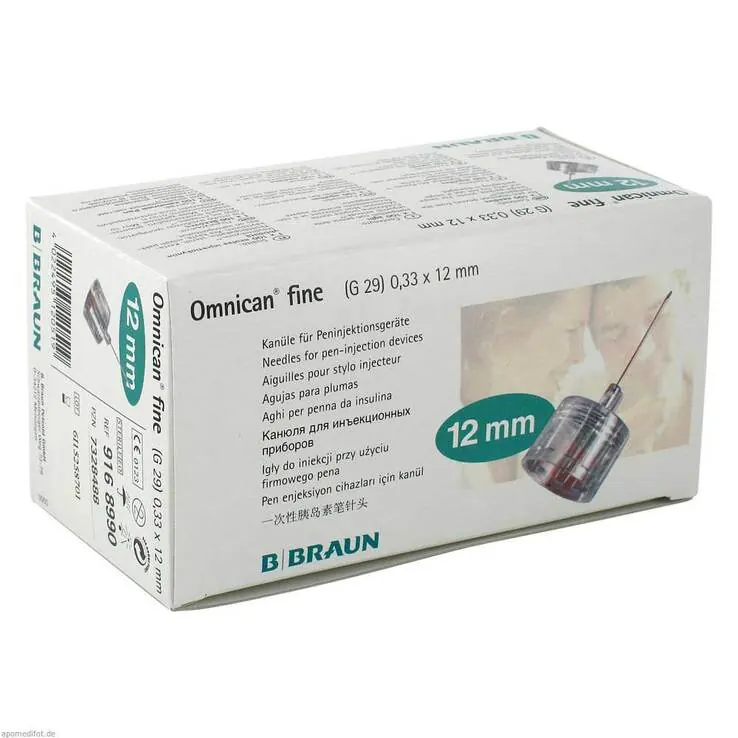 Omnican fine Pen Kanüle 29G 0,33x12mm, 100 St