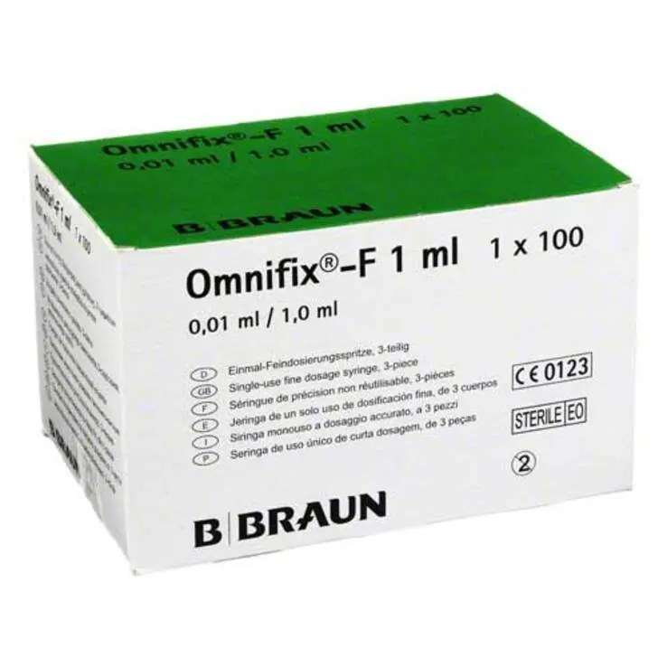 Omnifix F Duo 25Gx5 / 8 latexf, 100X1 ml