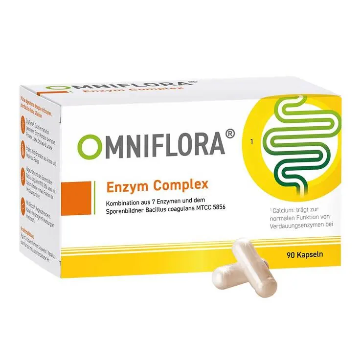 Omniflora Enzym Complex mit Bacillus coagulans Kapseln , 90 St