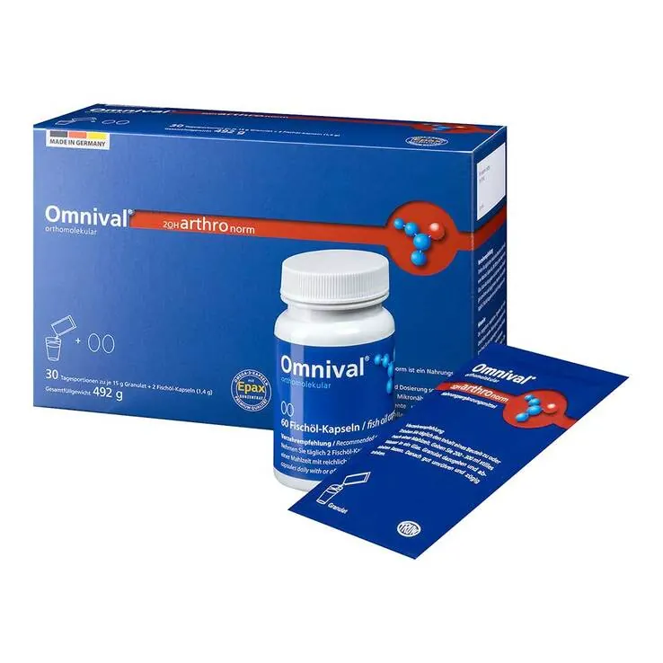 Omnival orthomolekul.2OH arthro norm 30Granulat Kapseln, 1 P
