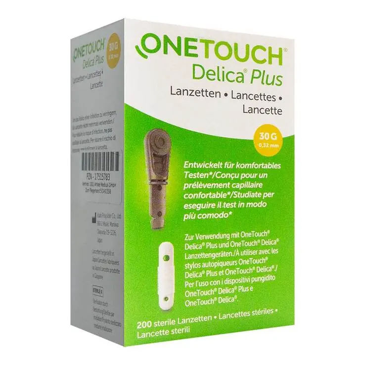 One Touch Delica Plus Lanzetten, 200 St