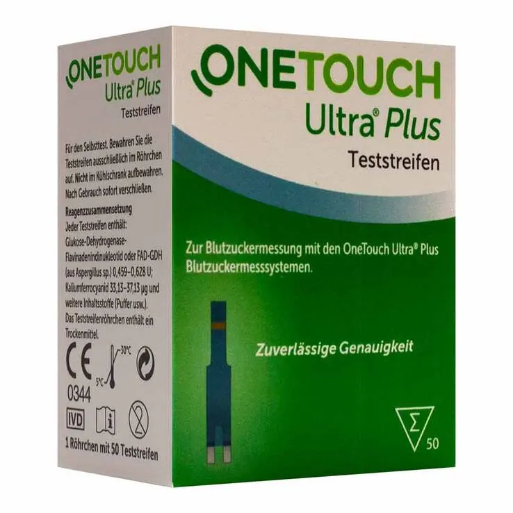 One Touch Ultra Plus Teststreifen, 50 St