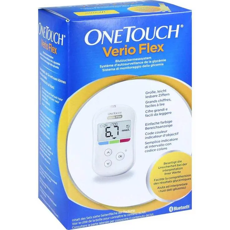 One Touch Verio Flex Blutzuckermesssystem mmol / l, 1 St