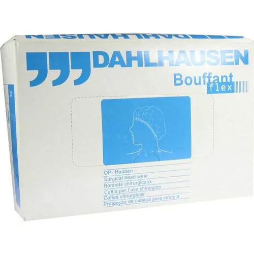 OP-Haube Bouffant Flex weiß, 100 St