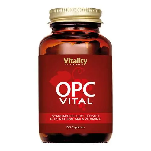 Opc Vital Traubenkernextrakt 150 mg + Vitamin C Kapseln , 60 St