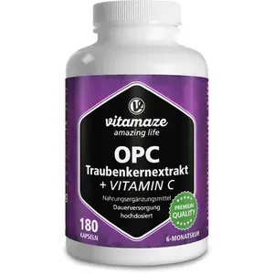 OPCTRAUBENKERNEXTRAKThochdosiert+VitaminCKaps.180Stück