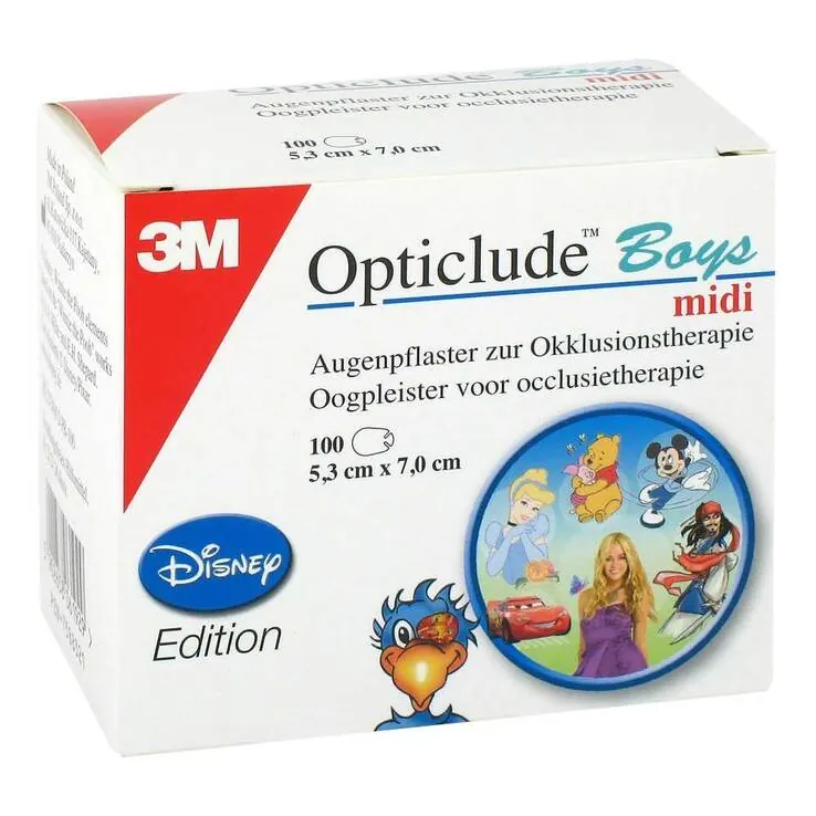 Opticlude 3M Disney Pflaster Boys midi 2538MDPB-100, 100 St